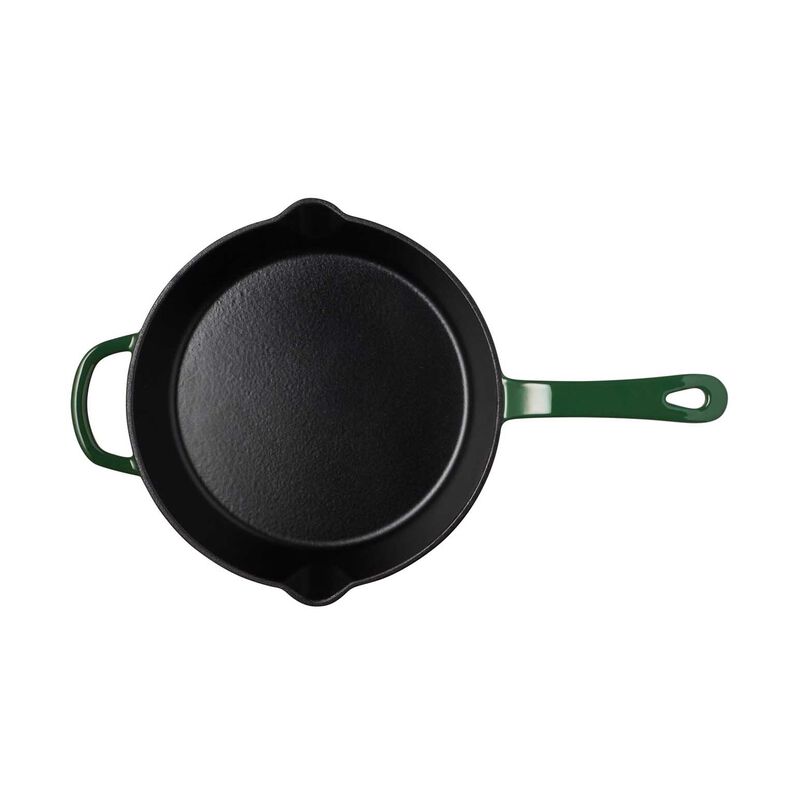 Maxwell & Williams Cast Iron Frypan English Racing Green 26cm Gift Boxed image number 1